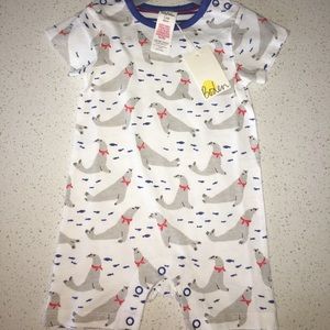 Baby Boden seal romper